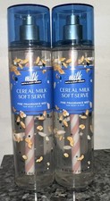 2 NEW Bath  Body Works Cereal Milk Soft Serve MILK BAR Fine Fragrance Mist 8 oz