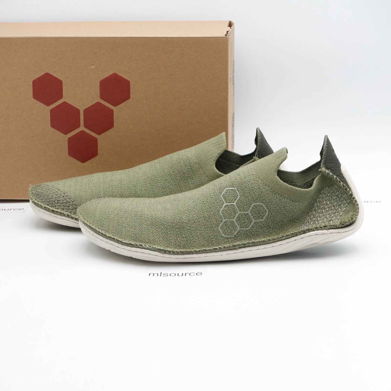 Vivobarefoot Sensus Men's Slip-On Knit Barefoot Shoes 309561-05 Olive Night