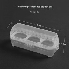 Shock Resistant Transparent Egg Box for Meat Vegetables and Other Food Items
