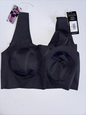 BALI COMFORT REVOLUTION EASYLITE WIRELESS BRA BLACK MEDIUM DF3491 NEW WITH TAGS