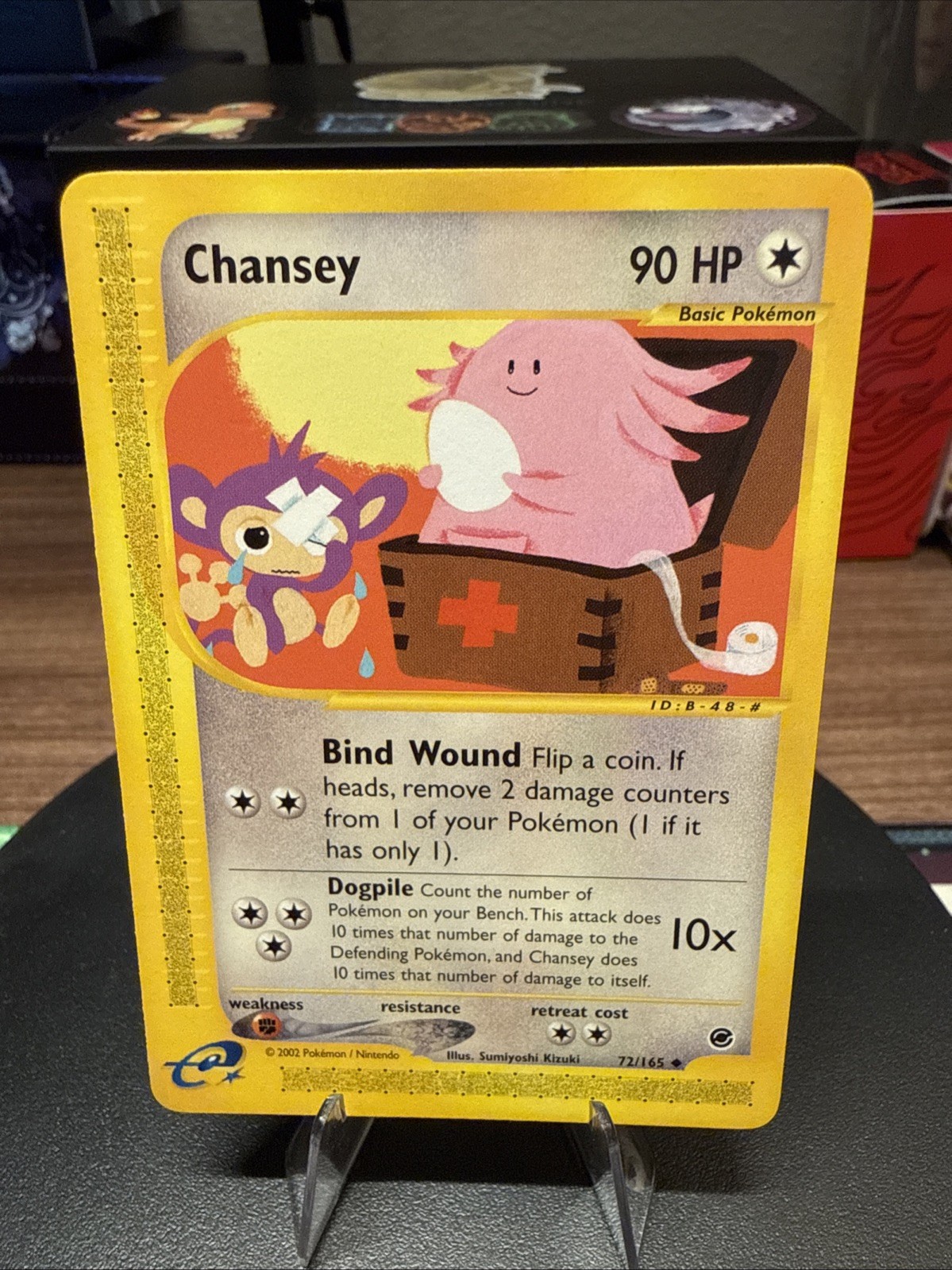 2002 Pokemon Expedition Chansey #72/165 Near Mint