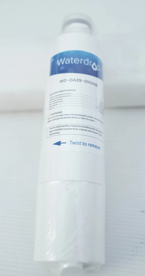 Waterdrop Replacement 5 Pack for Model WD-DA29-00020B Refrigerator Water Filter - Image 3 of 4