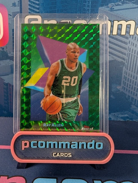 Topps FINEST - Ray Allen Green Geometric 075/150