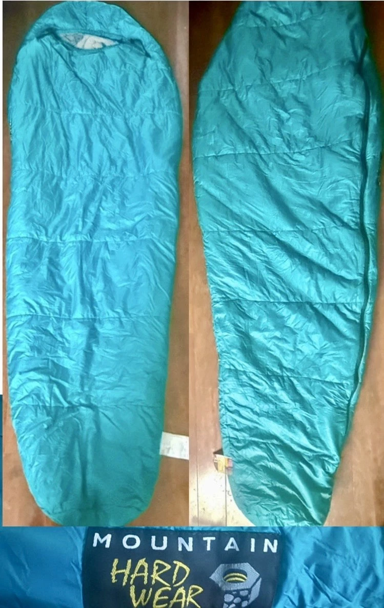 Mountain Hardware Lamina 3D Polarguard Teal Sleeping Bag Rn#89674