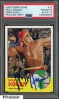 2006 Topps WWE Heritage II #12 Hulk Hogan PSA 8 PSA/DNA 10 AUTO
