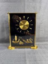 JAEGER LECOULTRE VINTAGE MARINA LUCITE JAPANESE MT. FUJI DESIGN CLOCK 488 MCM