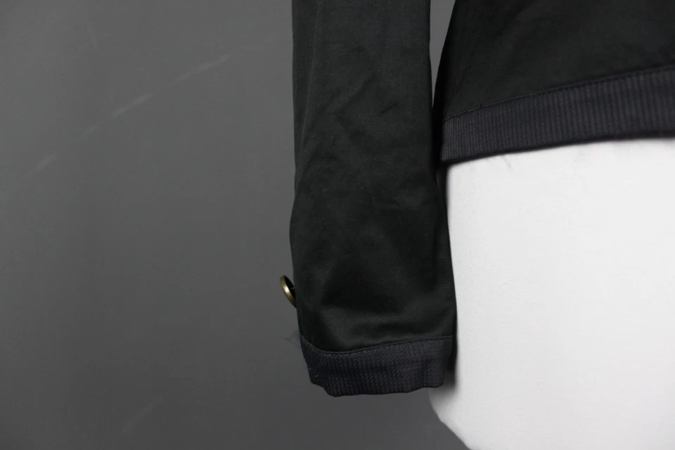 Chaqueta Blazer Just Cavalli Negra Un Pecho Cuello Un Botón Talla 42 Foto 4 de 4