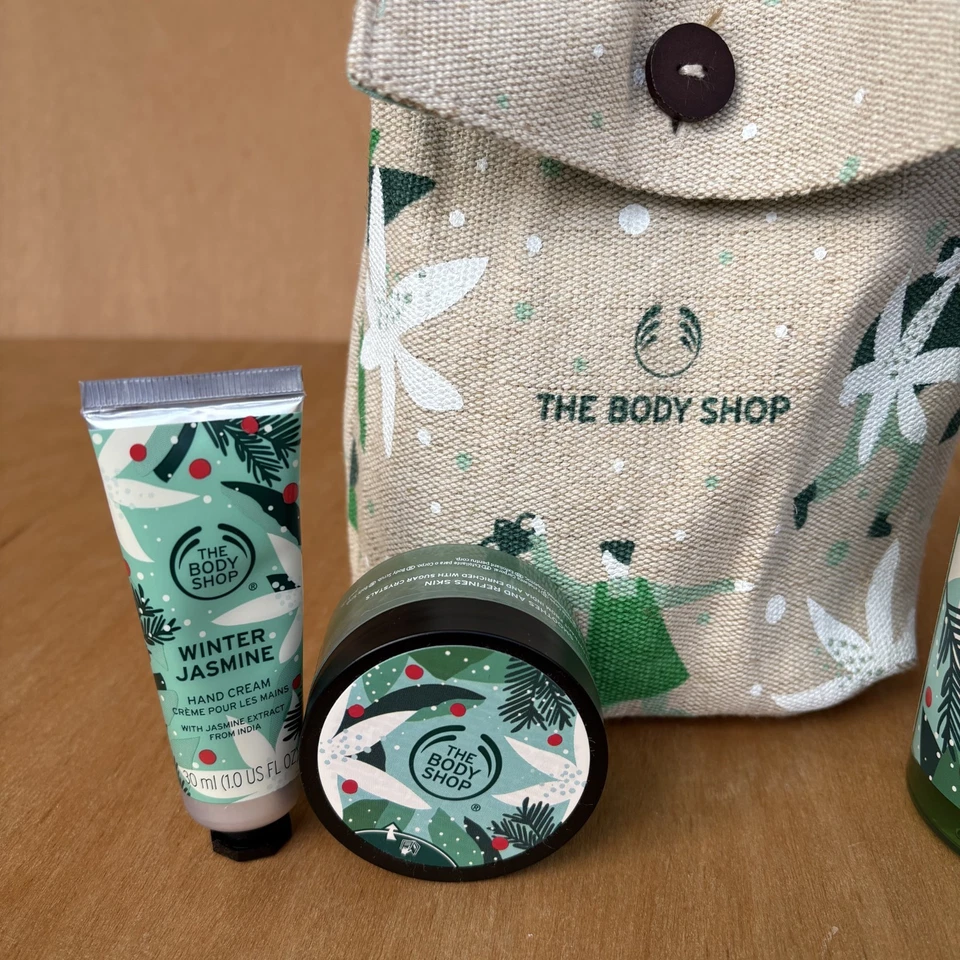The Body Shop Winter Jasmine Christmas Gift Set New 4 Products Discontinued Rare - image 3 of 3