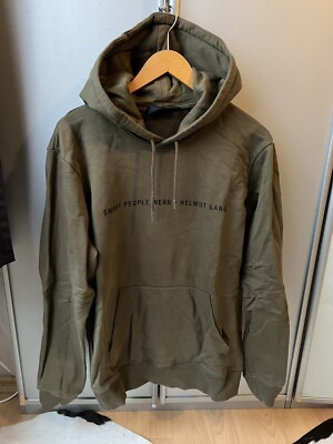 Helmut Lang Herren Kapuzensweatshirt KhakiOlivengrün Gr. M Hoodie