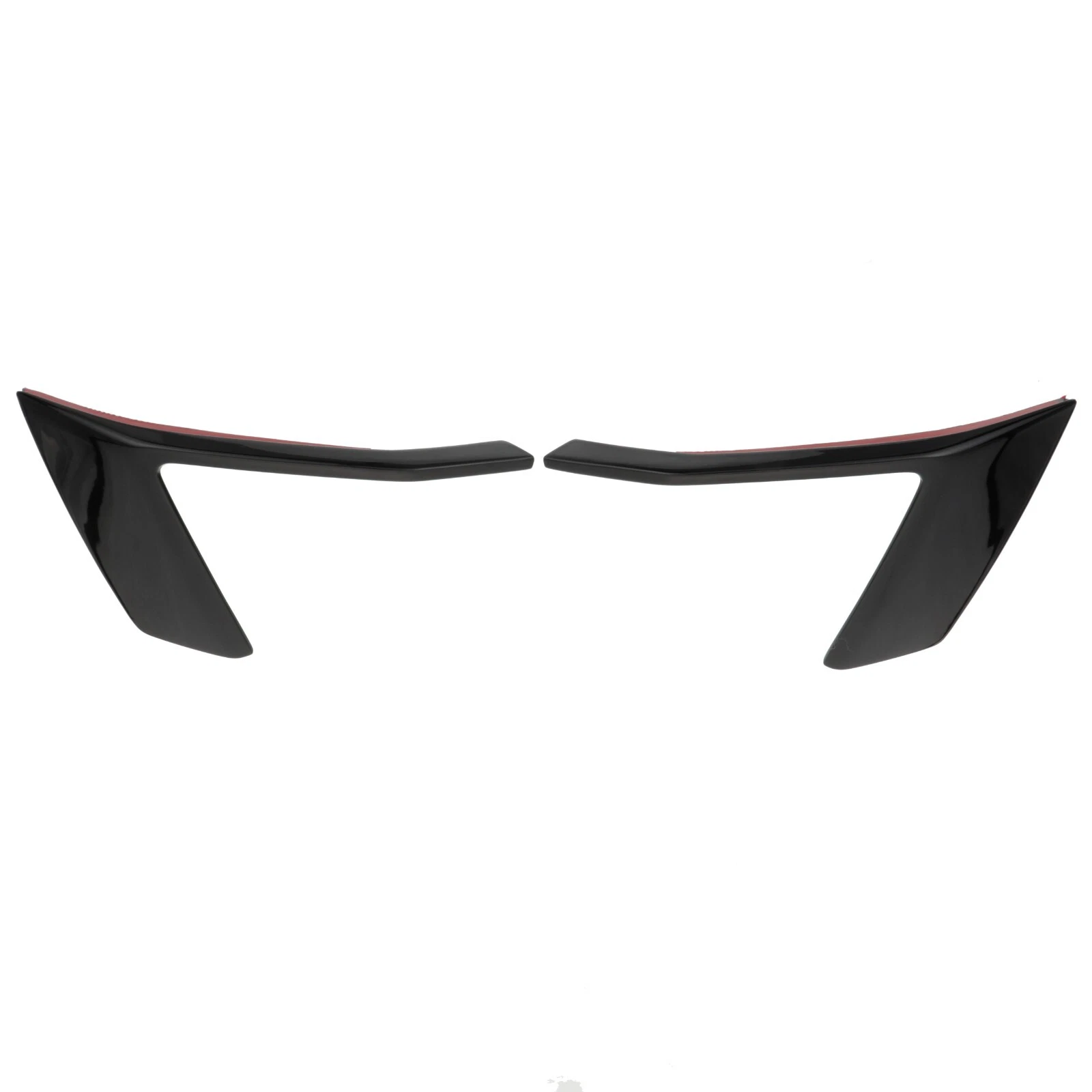 18-22 MUSTANG Front Bumper Parking Lamp Light Curtain Trim Gloss Black OEM NEW