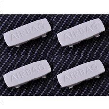 4pcs Grey Car Pillar Airbag Trim Cap for VW Golf Jetta GTI CC Tiguan Passat USA