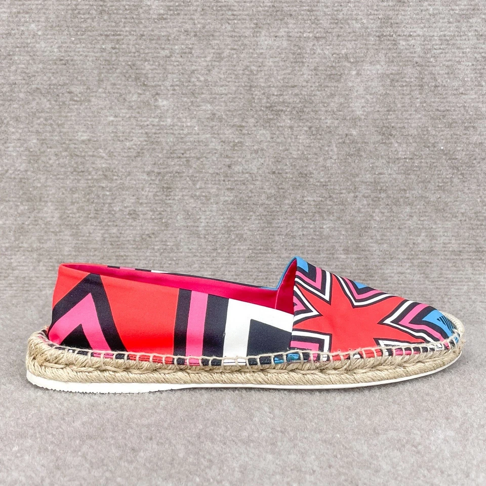 Nicholas Kirkwood Mujer 40 10 Alpargatas Zapatos Planos Sin Cordones Multicolor Satinado Foto 2 de 4