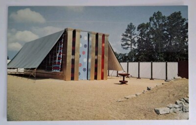 Eureka Springs Arkansas Postcard Passion Play Moses Tabernacle in the Wilderness