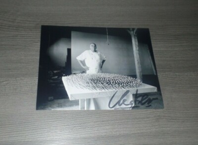 GÜNTHER UECKER  *Painter, Art*, original signed Photo 20x25 cm (1