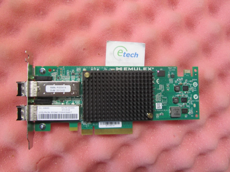 00Y2419- IBM V3700 10Gb iSCSI - FCoE 2 Port Host Interface Card (OPTION 00Y2493) - Image 3 of 3