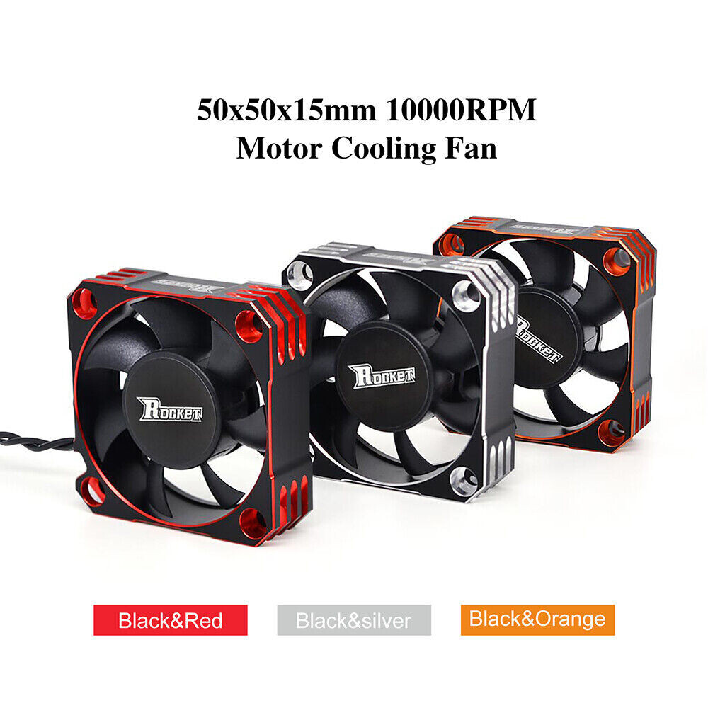 50mm High Velocity Surpass ROCKET 10,000 RPM RC Motor ESC 5-8.5V Cooling Fan a