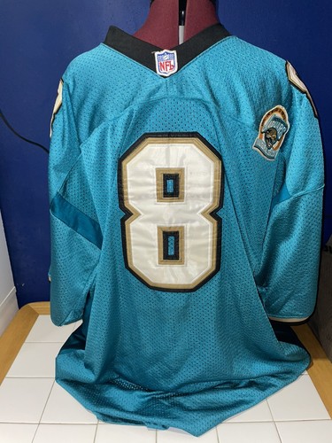 Signed Mark Brunell #8 Jacksonville Jaguars Size 58 Wilson 1995 Jersey Inaugural - Picture 7 of 24