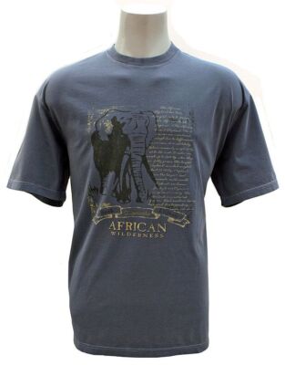 Elefant T-Shirt Herren Afrika African Safari Südafrika Sing meinen Song Crew NEU