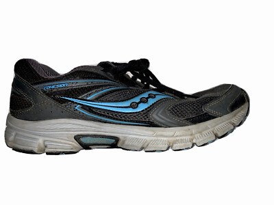 Saucony Cohesion 9 Women's Running Shoes S15268-2Size 10.5 Black Blue