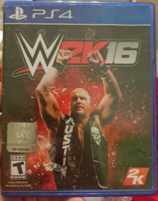WWE 2K16 PS4 Sony PlayStation 4 WWF Wrestling CIB Complete