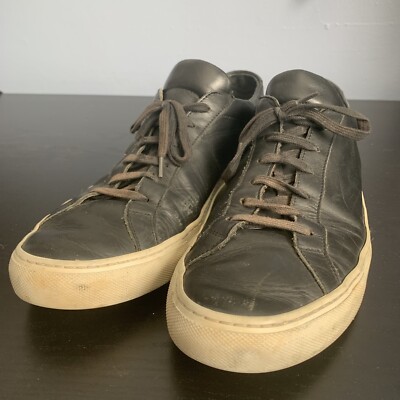 Common Projects Achilles Black Low Top Sneakers Men s Size 7.5