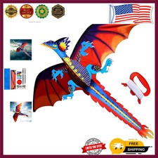 Adventure with Upgrade Dragon Kite - 55" x 62" Design for Fun in Any Setting