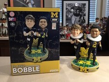 Blake Corum & J.J. McCarthy Michigan Wolverines Dual Bobblehead