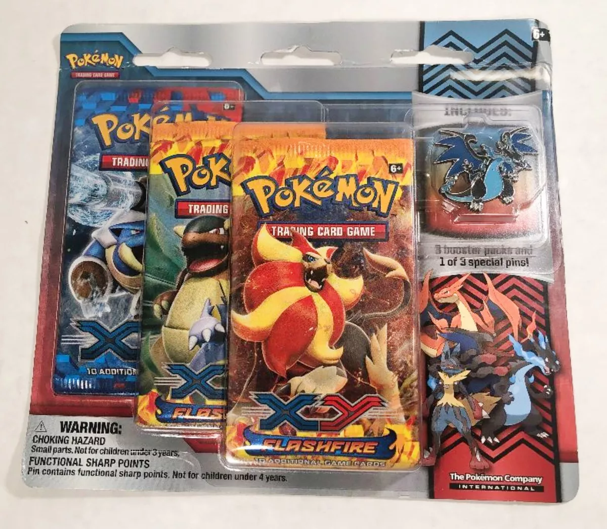 Mega Evolution Collector's Pin - 3-Pack Blister (Mega Charizard X)