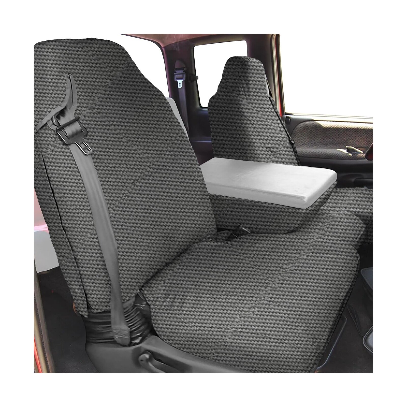 Front Truck Seat Cover Compatible with 1998-2002 Dodge Ram Quad Cab 1500-3500...