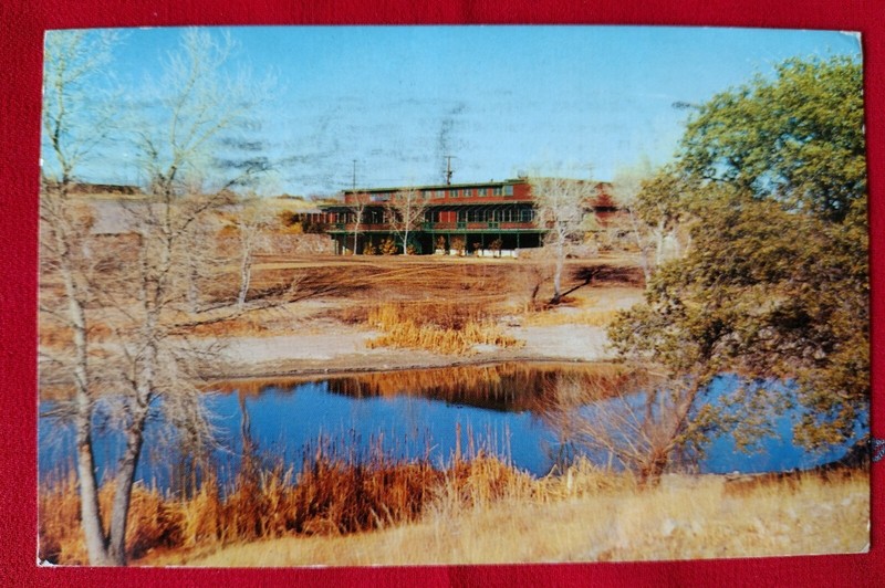 Officers Club Fort Huachuca Arizona Postcard Posted/Statue of Liberty 3ct Stamp