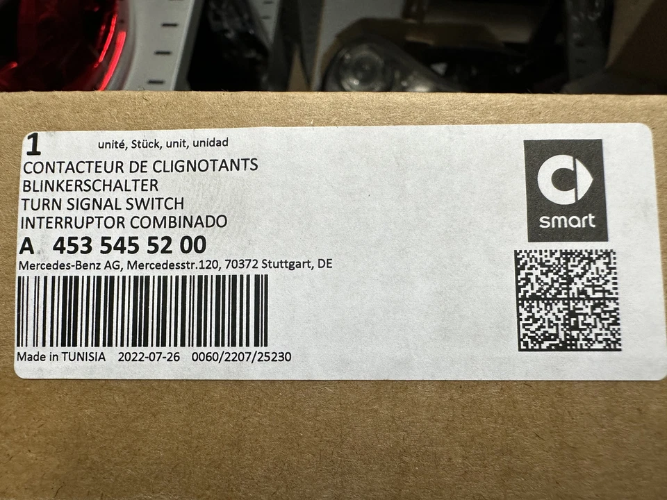 Smart Turn Signal Switch A4535455200 - Bild 4 von 4