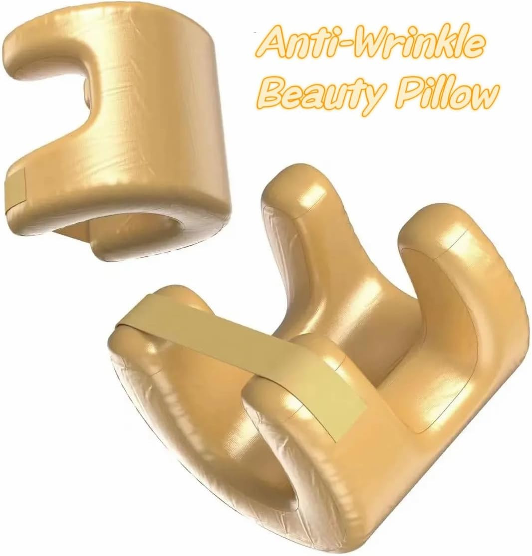 Face Pillow Beauty Sleep anti Wrinkles-Aging Side Sleeper Pillow Back Sleeping P