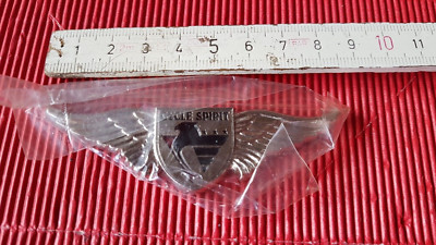CYCLE SPIRIT,Flügel, WING, 3D Emblem Metall Aufkleber Silber Glanz Auto Motorrad