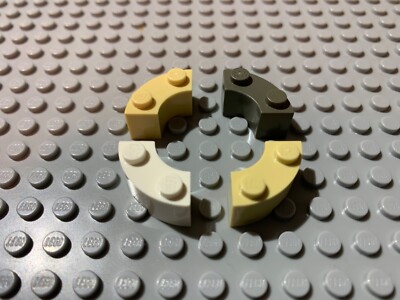 Lego Parts 85080 (4pcs) Brick 2X2 Corner Round Choose Color