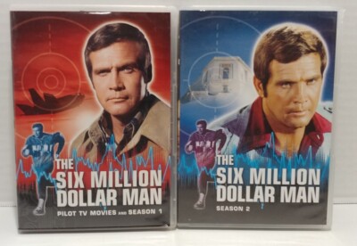The Six Million Dollar Man TV Pilot Movies & Season 1 & 2 DVD Set