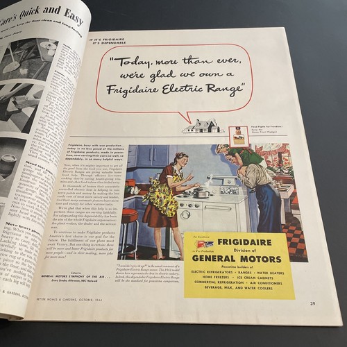 Vintage Magazine: Better Homes & Gardens - October 1945 / MKG - Picture 8 of 12