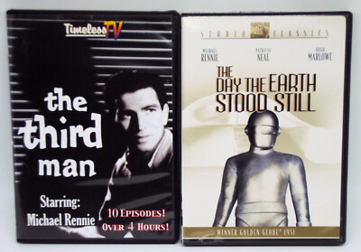 THE DAY THE EARTH STOOD STILL 1951 THE THIRD MAN 1959 DVDs Michael Rennie FS B&W