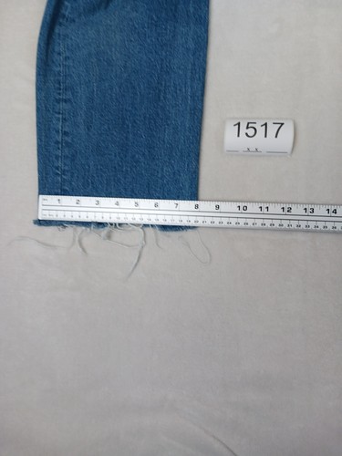 Jeans rectos Levi's Premium Ribcage para mujer 26 (24x27) tiro alto azul denim - Imagen 6 de 11