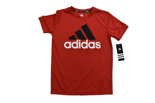 adidas Youth Boys Red Clima-Lite Shirt NWT Small (8)