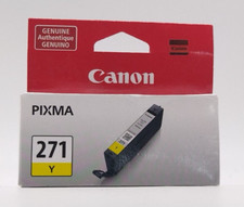 Genuine Canon Pixma 271 Yellow Ink Cartridge New Sealed