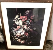 Flower  print, med -large Signed