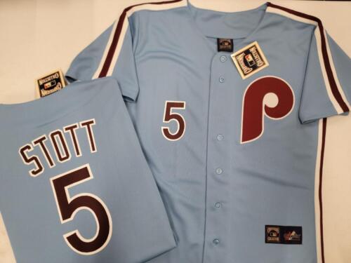 30421 Cooperstown Collection PHILADELPHIA PHILLIES Throwback Vintage Blue JERSEY - Picture 5 of 6