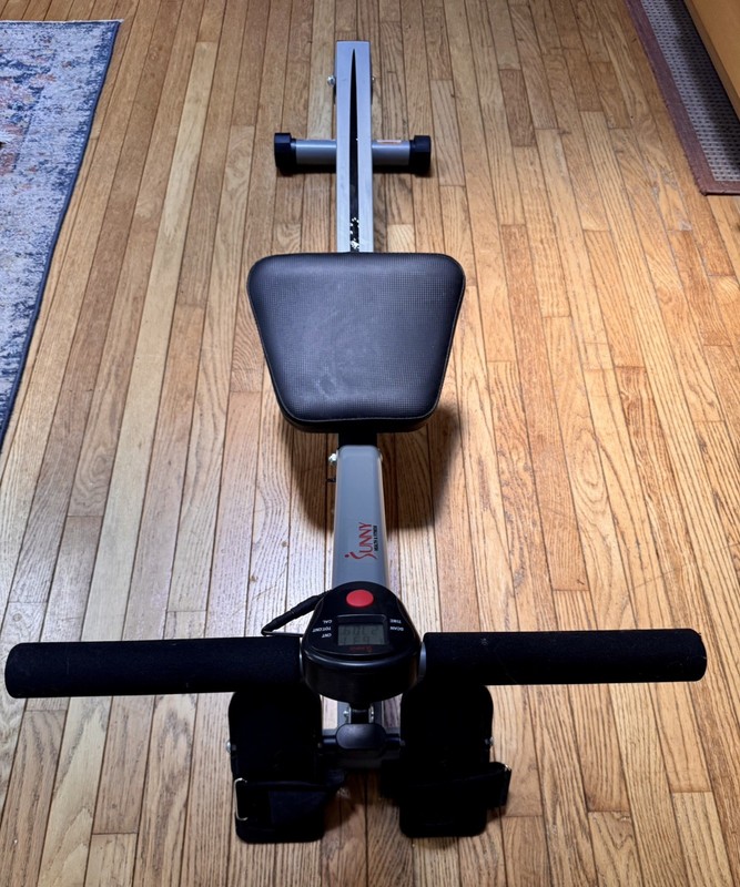 Sunny Health & Fitness Compact 12 Adjustable Resistance Rowing Machine SF-RW1205