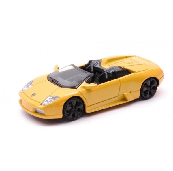 Motormax Lamborghini Murcielago Roadster Yellow 1:43 Scale 4 Inch Toy Car-image