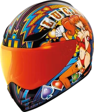 ICON Domain* Helmet - Lucky Lid 4 - Red - Large 0101-14954