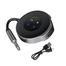 1PCS Bluetooth 5.3 Wireless Transmitter Receiver Car Aux Audio Adapter 3.5mm