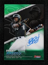 2021 Bowman's Best of Green Refractor 22/99 Bryan Ramos #B21-BRA Auto 16pg