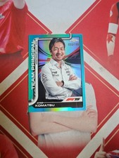 2025 Topps Chrome Formula 1 Aqua Refractor Ayao Komatsu /199