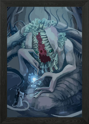 The Star blood.borne Gerahmtes Wandbild Poster Leinwanddruck Bild