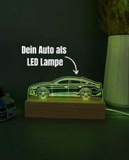 Audi A5 Deko Lampe - personalisierbar - Geschenke für Männer & Audi Quattro Fan